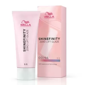 Image of Wella Professionals Shinefinity Zero Lift Glaze - 00/66 Violet Booster 60ml