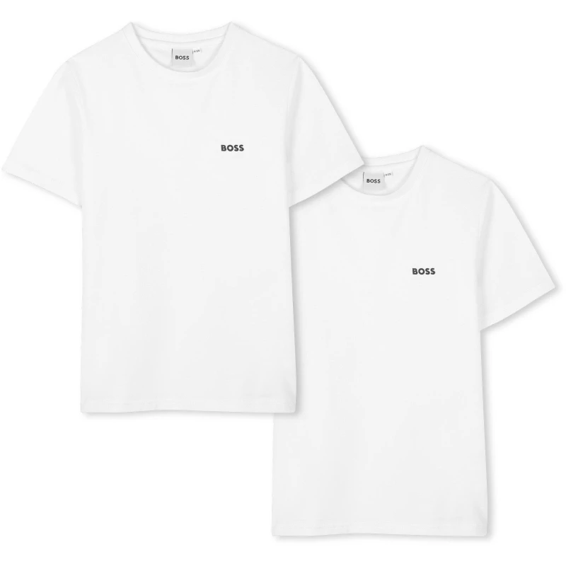 Image of Boss Kids T-Shirt White male 8Y