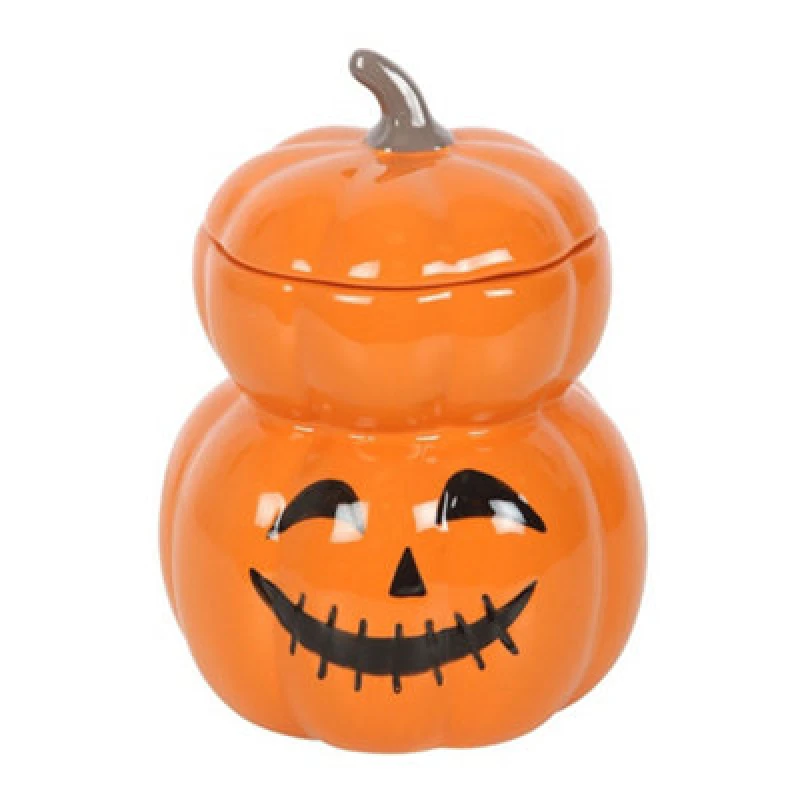 Image of Something Different Something Different Stacked Pumpkins Oil Burner in Orange Orange One Size Unisex 5063750960128