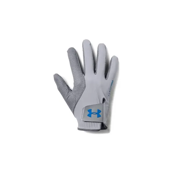 Image of Under Armour Storm Golf Gloves - Steel/Royal - S