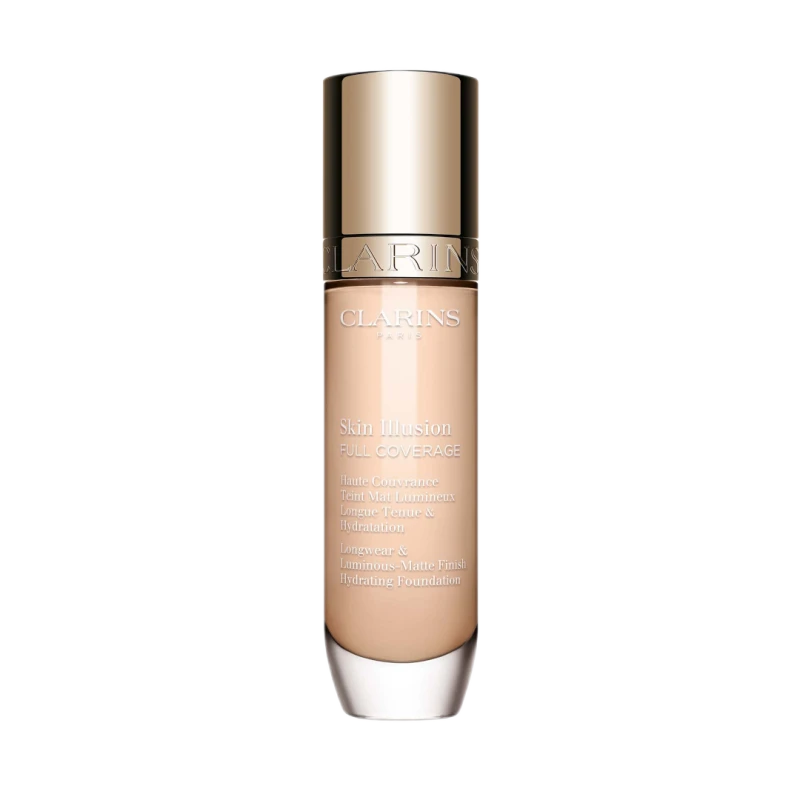 Image of Clarins Skin Illusion Full Coverage Matte Foundation 30ml 100.3N