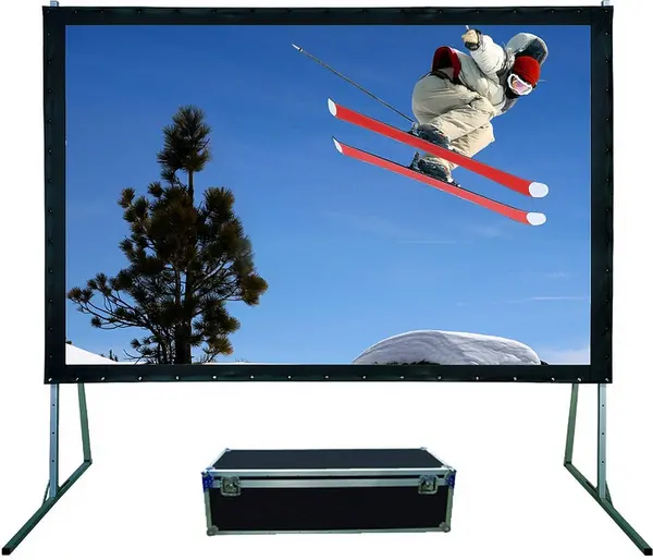 Image of Sapphire 94" SFFS244RPFABRIC Rear Projection Projector Screen