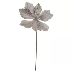 Image of Festive 40cmVltMagnStem24 - Silver