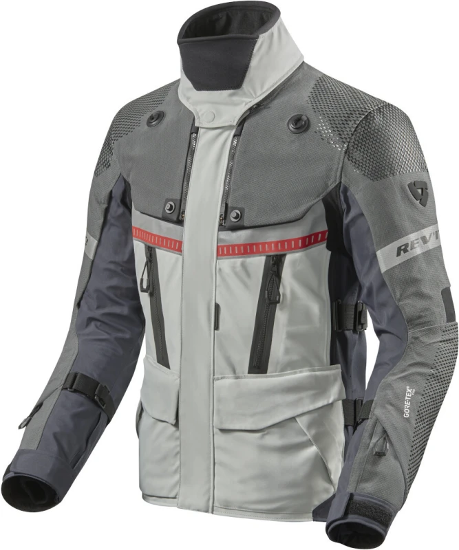 Image of REV'IT! Dominator 3 GTX Jacket Silver Blue Size S