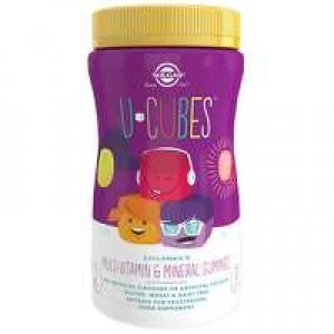 Image of Solgar Vitamins U-Cubes Childrens Multi-Vitamin and Mineral Gummies x 60