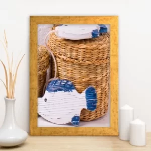 Image of AC11143609824 Multicolor Decorative Framed MDF Painting