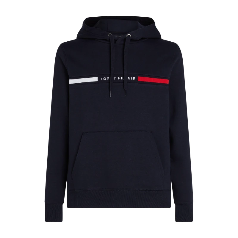 Image of Tommy Hilfiger Chest Insert Hoodie Desert Sky S
