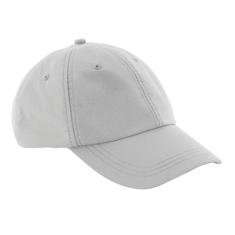 Image of Beechfield Womens 6 Panel Outdoor Baseball Cap in Light Grey Light Grey Female One Size