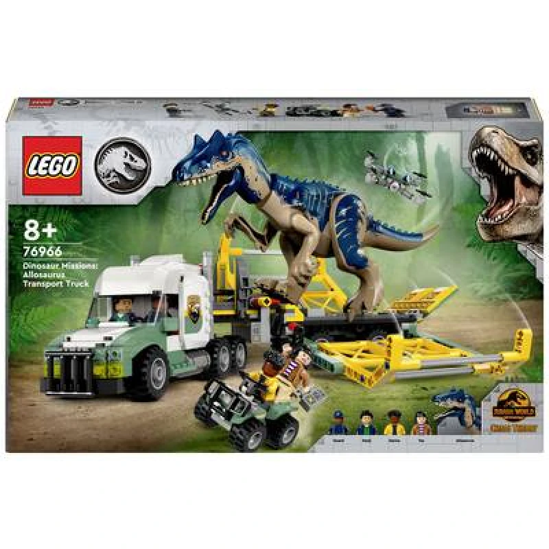Image of LEGO LEGO Jurassic World Mission Allosaurus Transport Truck 76966