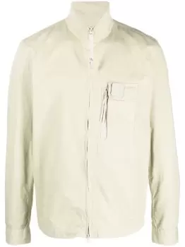 Image of C.P. COMPANY Lens Zip Overshirt Beige