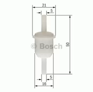 Image of Bosch 0450904005 Fuel Line Filter