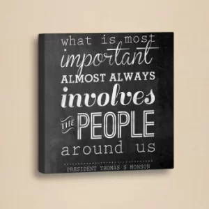 Image of SLO054 Black White Decorative Canvas Painting