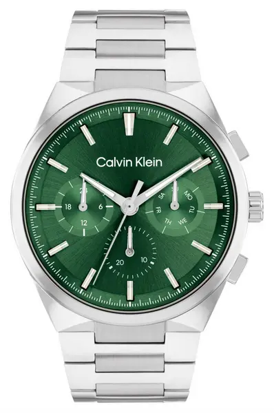 Image of Calvin Klein 25200441 Mens Distinguish (44mm) Green Dial / Watch