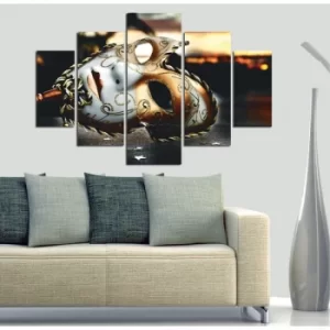 Image of ST099 Multicolor Decorative MDF Painting (5 Pieces)