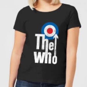 Image of The Who Target Logo Womens T-Shirt - Black - S