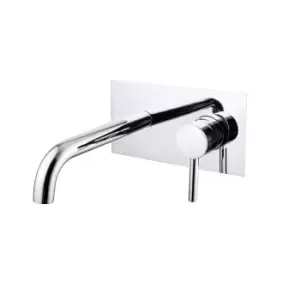 Image of Wall Mounted Chrome Basin Mixer Tap - S9