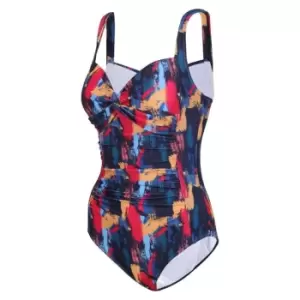 Image of Regatta Sakari Swim Costume - NavyBrshStrk