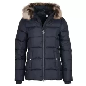 Image of Barbour Womens Midhurst Quilted Jacket Dk Navy 12