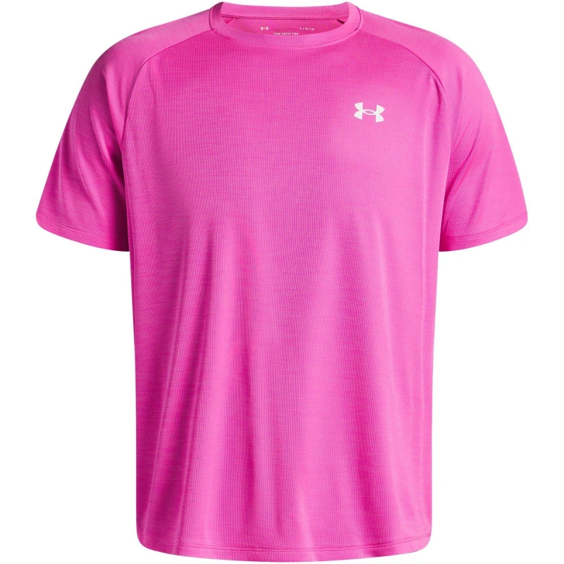 Image of Under Armour Tech 2.0 Short Sleeve T-Shirt Mens Rebel Pink male M