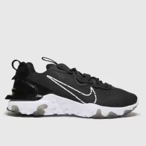 Image of Nike Black & White React Vision Trainers