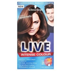 Image of Schwarzkopf LIVE Intense Colour 088 Urban Brown Hair Dye Brunette