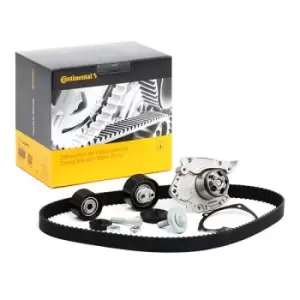 Image of CONTITECH Water Pump + Timing Belt Kit CT1130WP2 OPEL,RENAULT,NISSAN,Vivaro A Kastenwagen (X83),Vivaro A Combi (X83)
