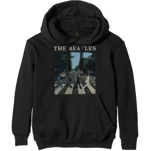 Image of The Beatles - Abbey Road Mens Medium Pullover Hoodie - Black