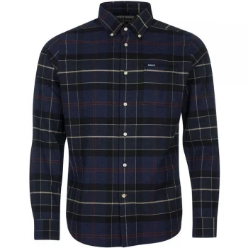 Image of Barbour Lutsleigh Shirt - Navy Marl NY91