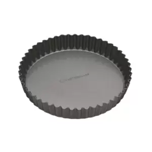Image of MasterClass Non Stick Fluted Loose Base Quiche Tin Round 20cm Grey