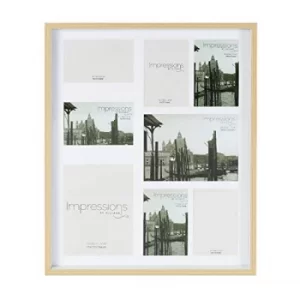 Image of Impressions Plastic White Collage Photo Frame 8 Openings