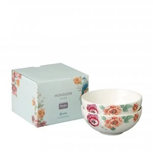 Image of Denby Monsoon Kyoto Set Of 2 Dessert Bowls