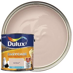 Image of Dulux Easycare Washable & Tough Soft Stone Matt Emulsion Paint 2.5L