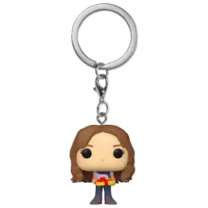 Image of Harry Potter Holiday Hermoine Granger Pop! Keychain