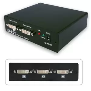 Image of Lindy DVI Splitter Dual Link 1:4