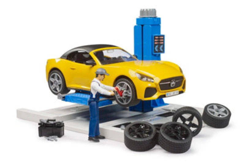 Image of Bruder Bruder 1:16 bworld Car Service Centre + BRUDER Roa Multi unisex 01:16