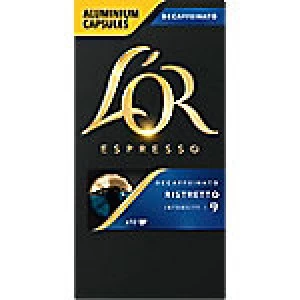 Image of L'OR Coffee Capsules Espresso Ristretto Decaffeinato 10 Pieces