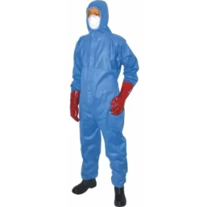 Image of Tuffsafe Guard Master Disp' Hooded Coverall Blue (M)