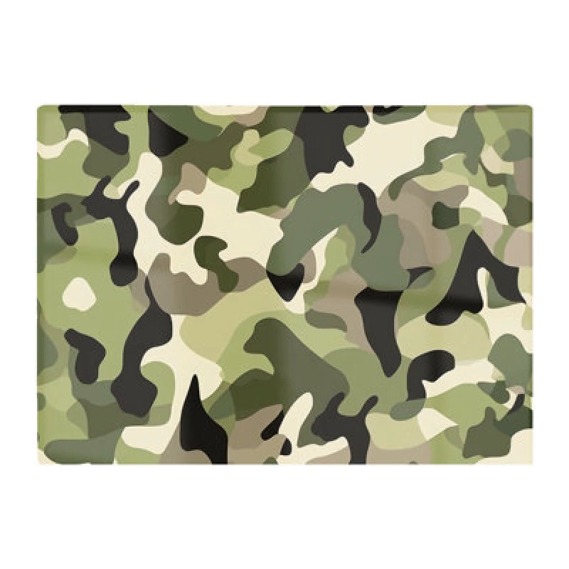 Image of Warren Reed Designer Camouflage Design Glass Chopping Board