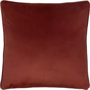 Image of Evans Lichfield Opulence Cushion Cover (55cm x 55cm) (Sunset Orange)