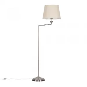 Image of Sinatra Floor Lamp with Beige Aspen Shade