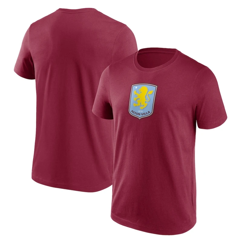 Image of Team Essential Logo T-Shirt Mens Licensed Short Sleeve T-Shirts Small Red 32179808350