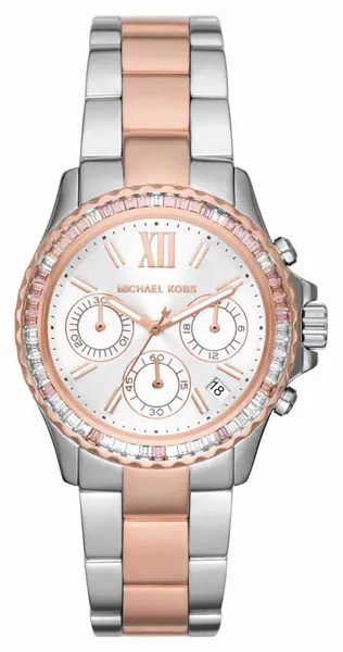 Image of Michael Kors MK7214 Everest Womens Two-Toned Chronograph Watch