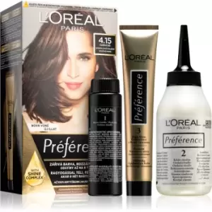 Image of LOral Paris Prfrence Hair Color Shade 4.15 Caracas