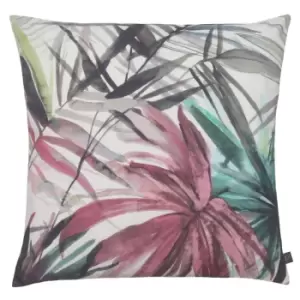 Image of Prestigious Textiles Waikiki Polyester Filled Cushion Cotton Hibiscus