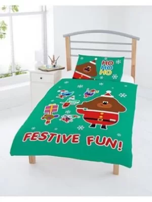 Image of Hey Duggee Hey Duggee Festive Fun Christmas Junior Duvet Set, Multi