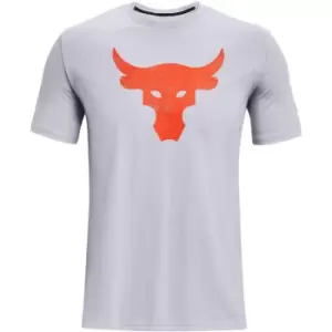 Image of Under Armour Project Rock Brahma Bull T Shirt - Grey