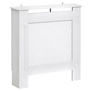 Image of Outsunny Radiator Cover White MDF 190 x 780 x 820 mm