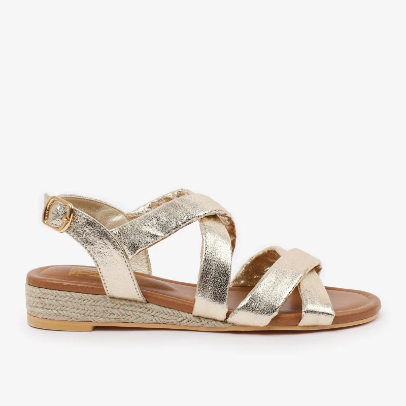 Image of Wheres That From Wheres That From Gold Metallic Violet Low Wedge S Gold 8