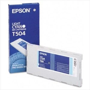 Image of Epson T504 Light Cyan Ink Cartridge