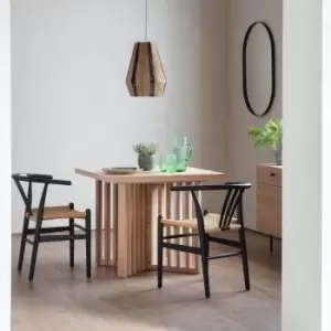 Image of Gallery Interiors Okayama 4 Seater Dining Table Natural / Small